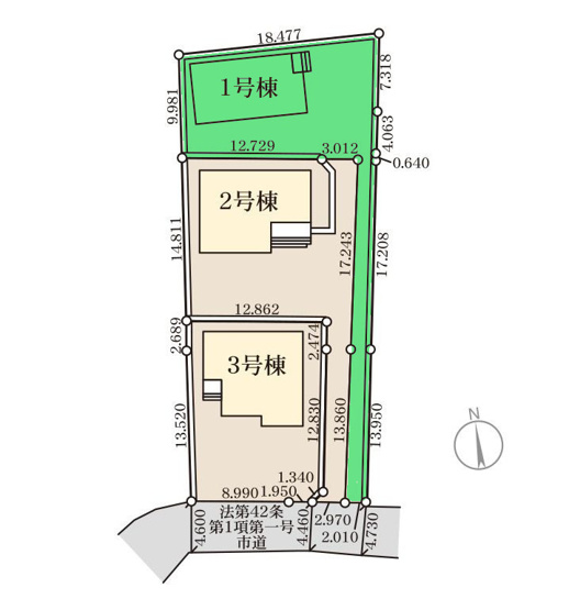 【外観パース】 | リーブルガーデン.S前橋市第1亀里町ー① | （完成予想図）