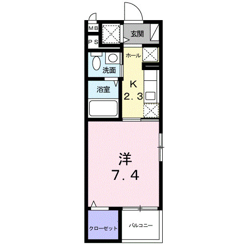 間取図（301号室）