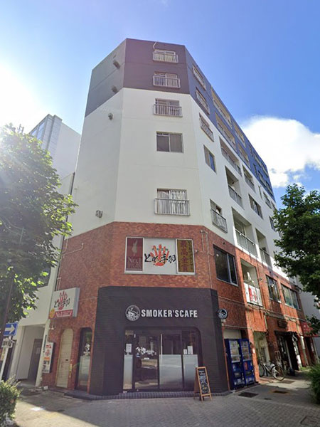 シマノニシキビル　カフェ居抜きの外観