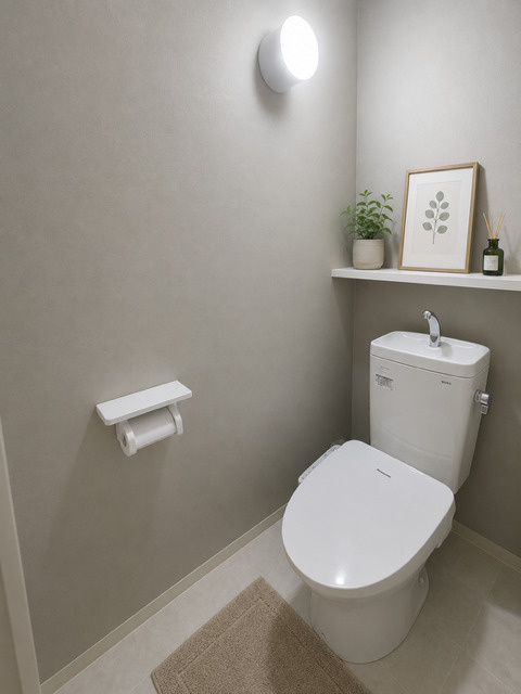 シャルマンコーポ伊丹２号棟のトイレ|（イメージ写真）落ち着いた色調のトイレです