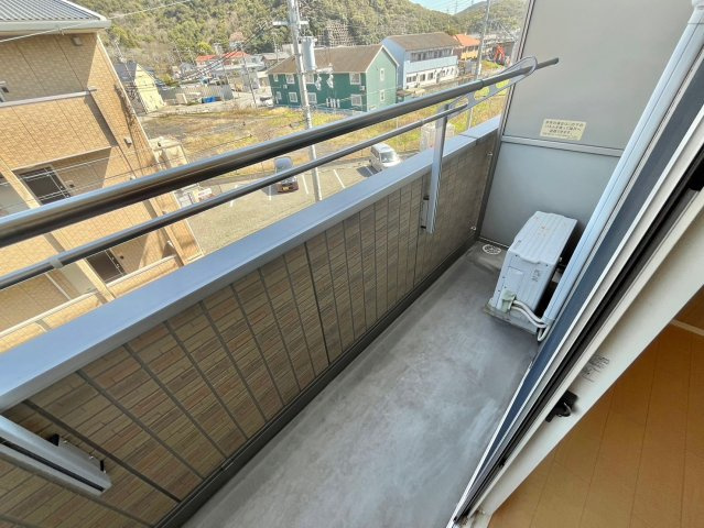 セジュール東阿保のバルコニー