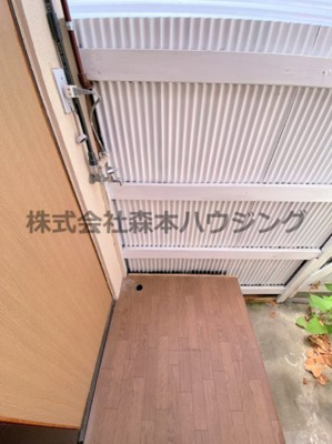 【設備】 | 　大東市北条4丁目16テラスハウス | 洗濯機置き場です