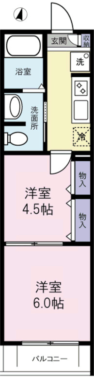 ヒルズ貫井 の間取り