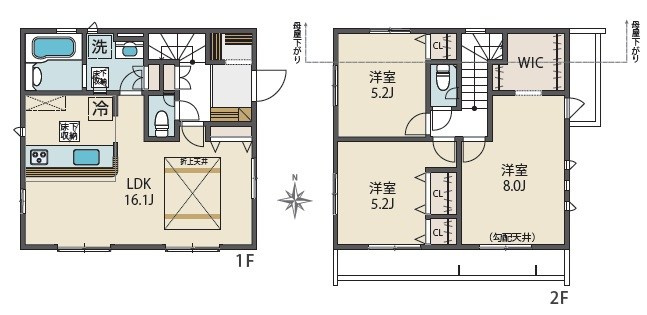 BLOOMING MAISON小平市大沼町8号棟 .の間取り