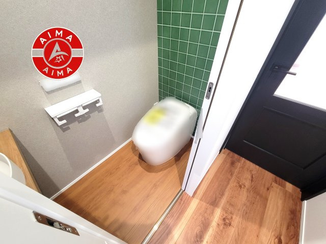 福岡市東区和白丘2丁目第1-2棟（1号棟）のトイレ|温水洗浄便座を完備しております。2ヶ所にトイレがあるのは朝の慌ただしい時間も安心です。