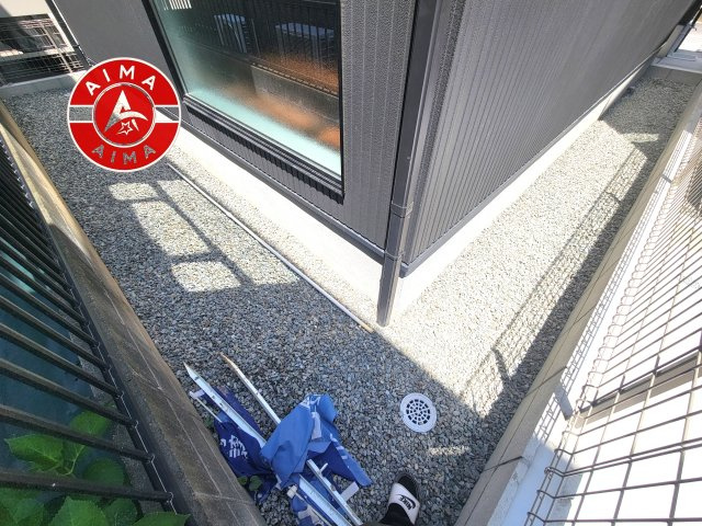 福岡市東区和白丘2丁目第1-2棟（1号棟）の庭|お庭で自由な時間を過ごせます。