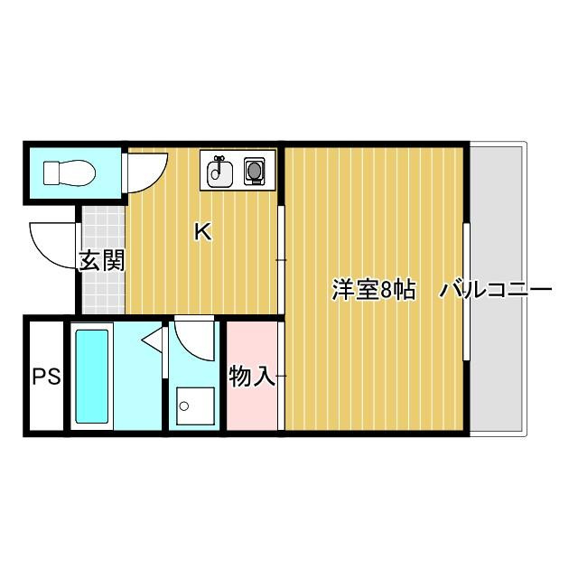 NKハイツの間取り