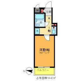 反転タイプの間取です