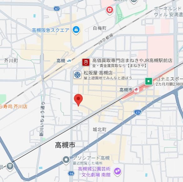 Bentornatoの地図