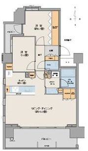 【間取り】 | シティテラス武蔵境　19階