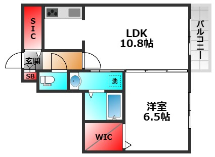 カーサフェリーチェの間取り
