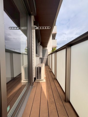 モンブラン新町のバルコニー