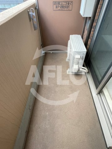 プレサンス心斎橋ラヴィのバルコニー|プレサンス心斎橋ラヴィ　バルコニー