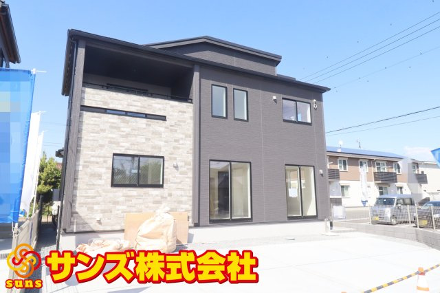 郡山市久留米2丁目　　　　１号棟　　　桜小学校、郡山第３中学区の外観|南西側から見た外観