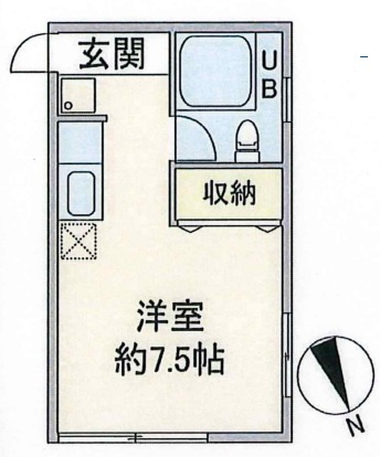 上野アパートメントの間取り