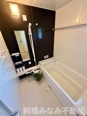 【新築】佐波郡玉村町五料24-1期　１号棟(全２棟)　リナージュ　新築建売分譲の浴室|コンパクトで使いやすいお風呂です