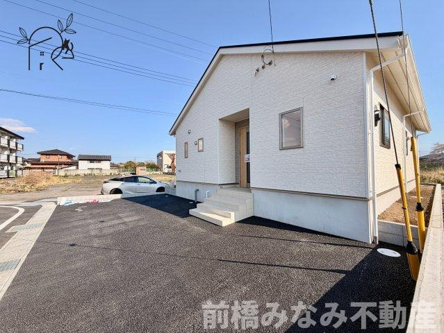 【新築平屋】前橋市北代田町第10-1期　１号棟(全３棟)　クレイドルガーデン　新築建売分譲の外観|外観です