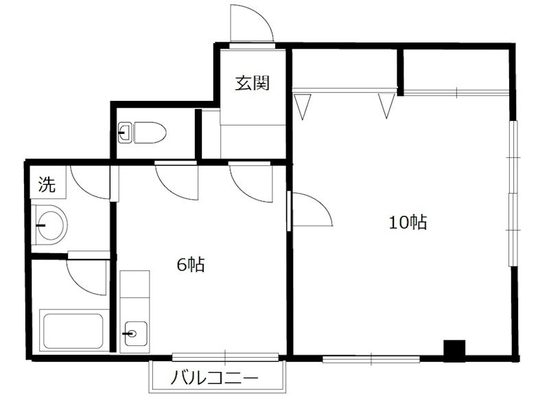 緑が丘グリーンヒルビル の間取り|間取りです。