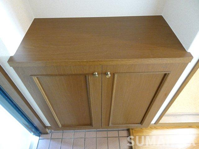 熊本市東区戸島１丁目の賃貸マンションの玄関