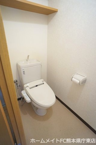 熊本市南区田迎５丁目の賃貸マンションのトイレ