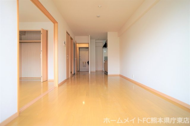 熊本市南区田迎５丁目の賃貸マンションの居間・リビング
