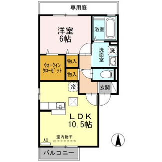 【間取り】 | コーポＫ　C棟