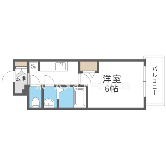 【間取り】 | プレサンス難波デヴァンテ
