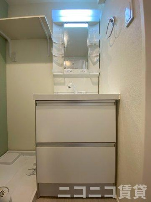 【独立洗面台】 | ハーモニーテラス竹の塚 | 別号室イメージの為、現状を優先致します。別号室イメージの為、現状を優先致します。