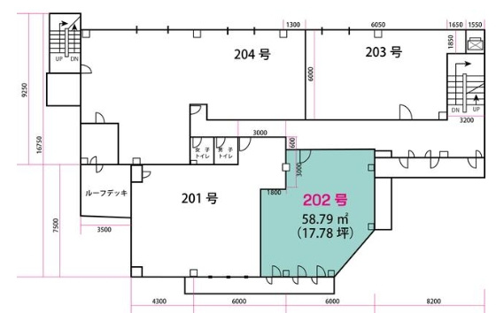 第２トーエイビルの間取り