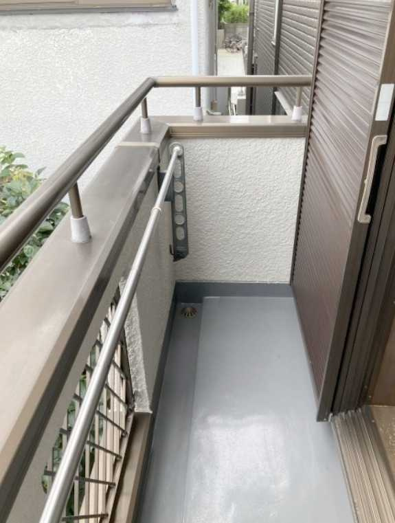 野沢パークハイツ　礼金0　バストイレ別　最上階　女性限定のバルコニー