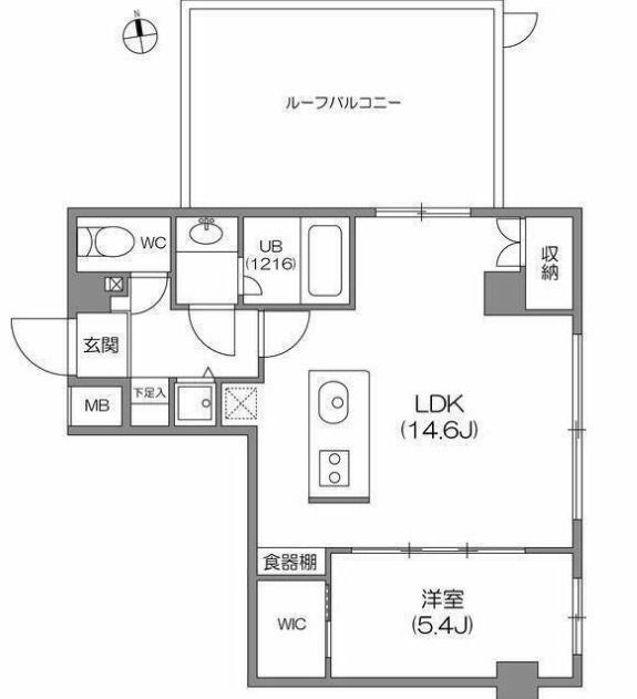 ガーラプレイス八幡山壱番館の間取り