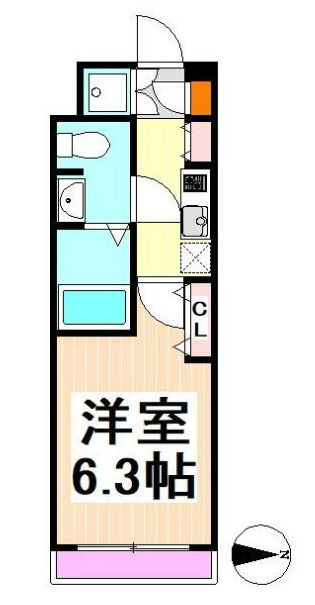 グリーンハウス6の間取り
