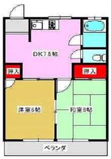 コーポ戸部の間取り
