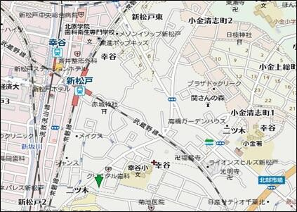 コーポ戸部の地図