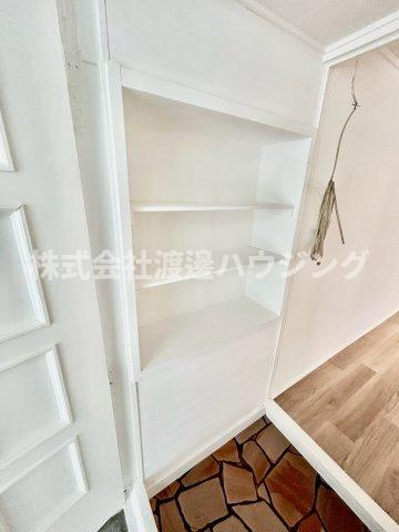 都島中通1丁目テラスハウスの収納|玄関収納