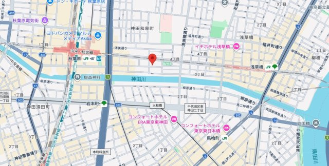 ★仲介手数料無料★コートスクエア秋葉原の地図