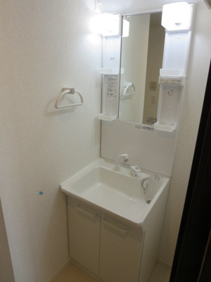 朝の支度もらくらく洗髪洗面化粧台