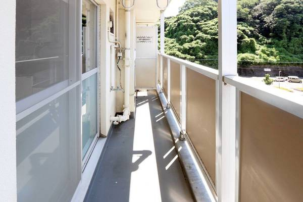 ビレッジハウス玉里1号棟のバルコニー|ビレッジハウスの同一物件・同一タイプの間取りの写真です