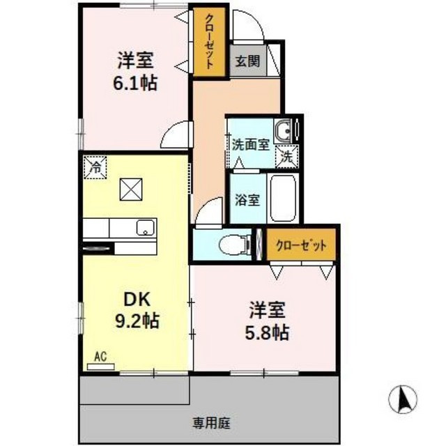 Ｌ’Ａｒｃの間取り