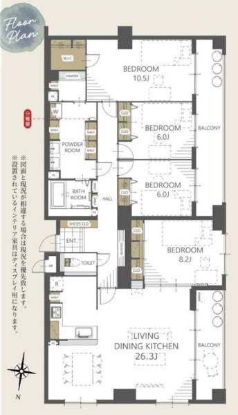 シンフォニア高崎城址の間取り