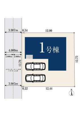 横浜市旭区今宿２丁目の新築一戸建の区画図