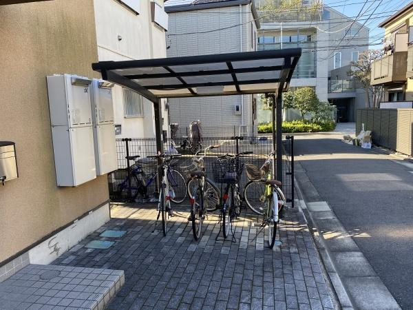 目黒区東が丘２丁目のアパートのその他共用部分|駐輪場