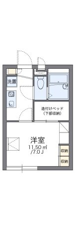 【間取り】 | レオパレス相武台Ｒｅｓｔ | 代表的な間取のため実際の間取とは異なる場合があります