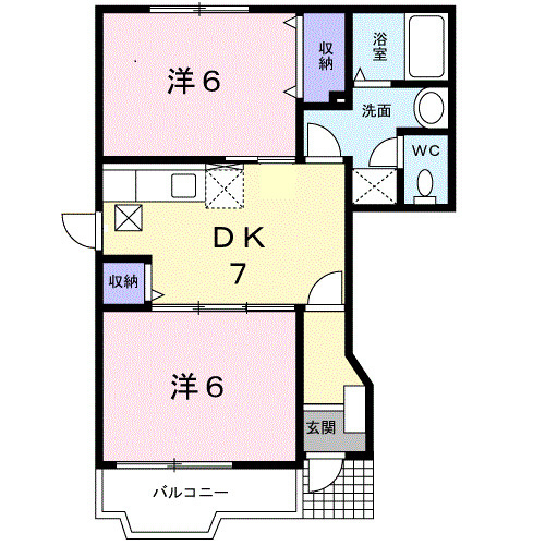 シャルムの間取り