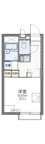 レオパレス萬貮番館の間取り
