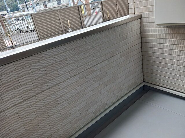 ラフレシールＢのバルコニー