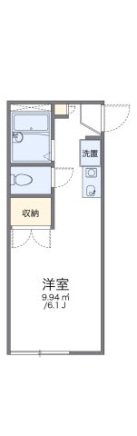 レオパレス駒の舞の間取り