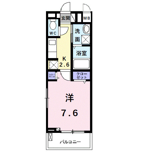 ユウパレス和泉中央の間取り