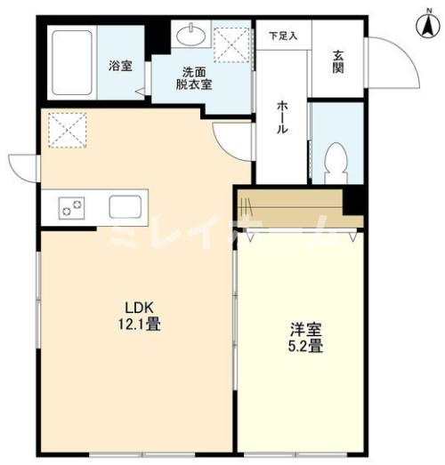 ウェルスクエアイズム蒲田の間取り