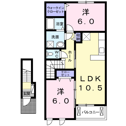 サニーハウスの間取り
